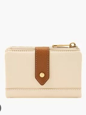 Fossil Lainie Multifunction Two Tone Leather Wallet